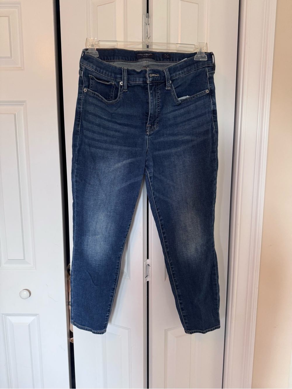 Lucky Brand Dark Blue Cropped Jeans